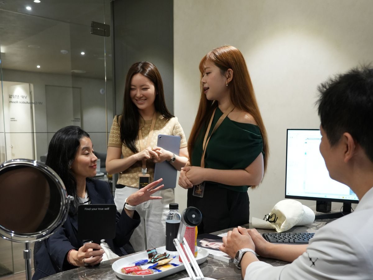 In-person clinic consultation with translation